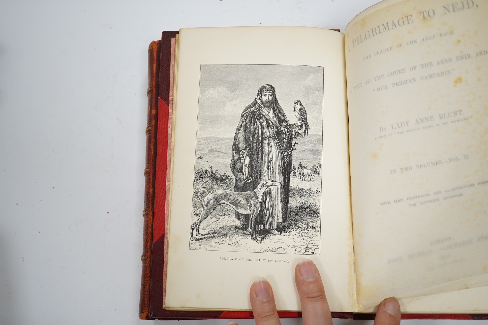 Blunt, Lady Anne - A Pilgrimage to Nejd, the Cradle of the Arab Race. A Visit to the Court of the Arab Emir, and 